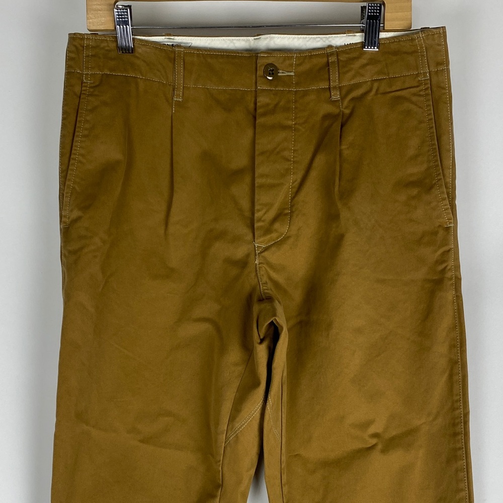 Wallace & Barnes New York Officer Chino Twill Field Trouser Pleated Men’s SZ 31 - Picture 3 of 10